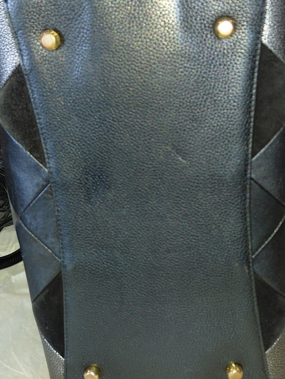 NEW Coach Authenic CROSBY PATCHWORK leather/suede Xbody/satchel Msrp $535 - Picture 11 of 14